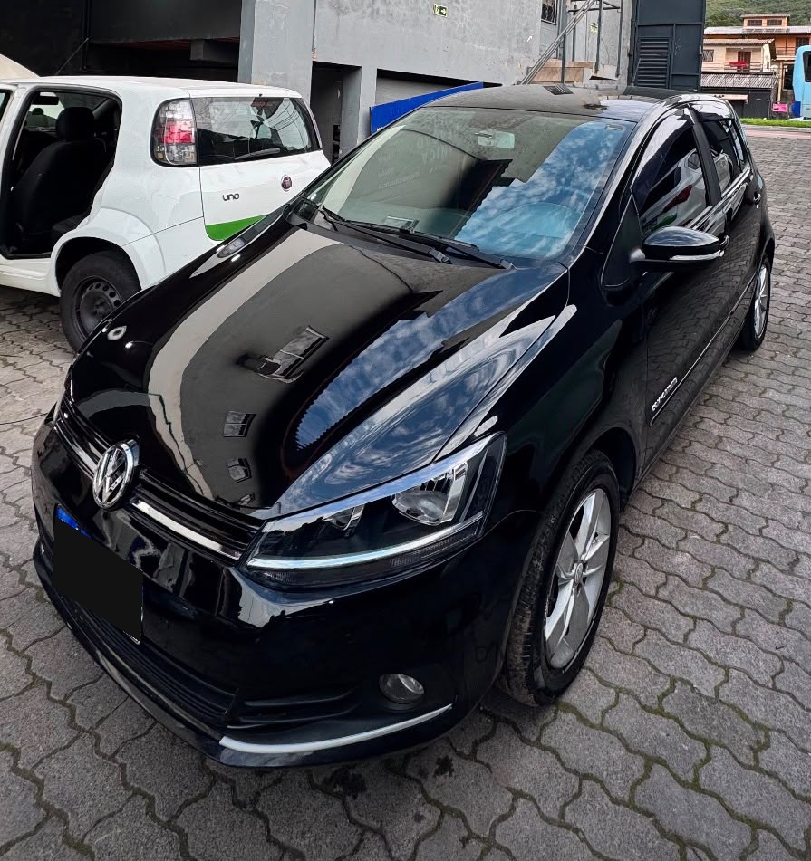 Volkswagen Fox recuperado após o serviço